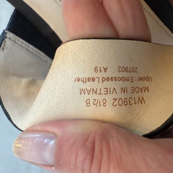 Cole Haan Women's Anica Thong Embossed Snake Print Leather Sandal Flat 8.5 - Picture 6 of 6